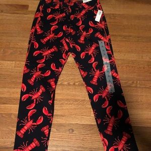 Old Navy Pixie Lobster Print Pants